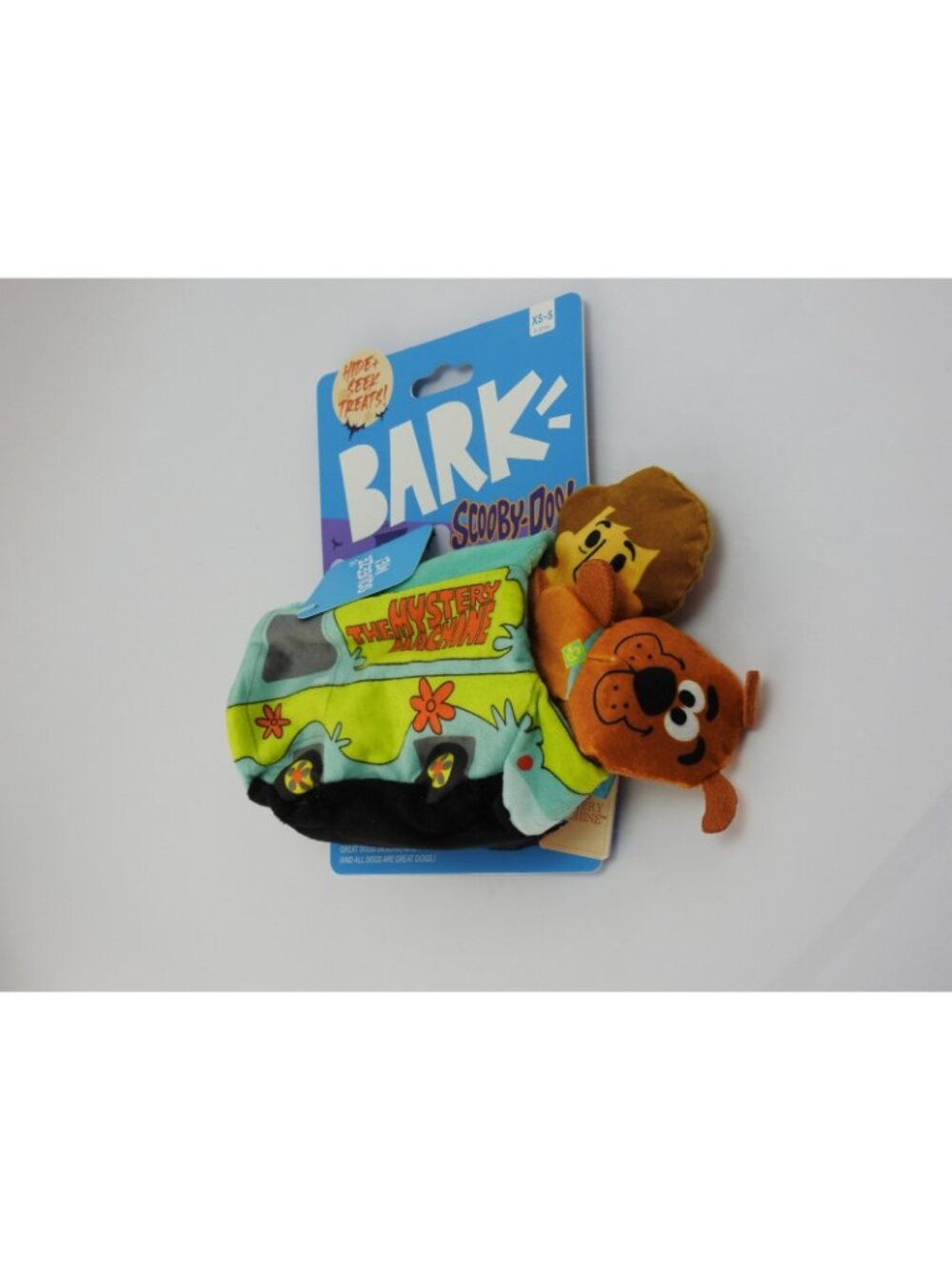 New Scooby Doo & Bark Box  Meddling Kid’s Mystery Machine  3 Pc Dog Toy Van XS S - Picture 2 of 5